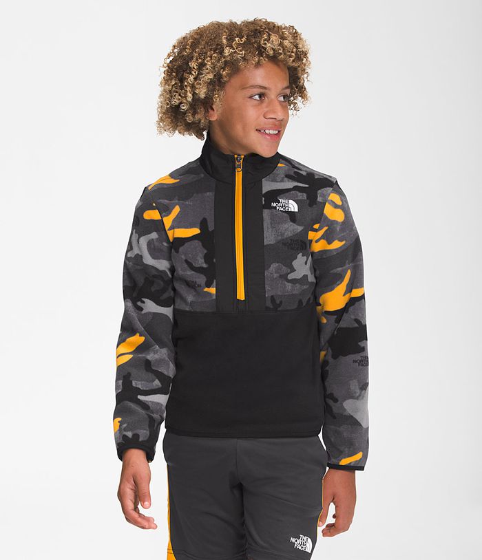 The North Face Youth Printed Glacier ¼ Zip Boys Jacket Camo 678914-QLJ